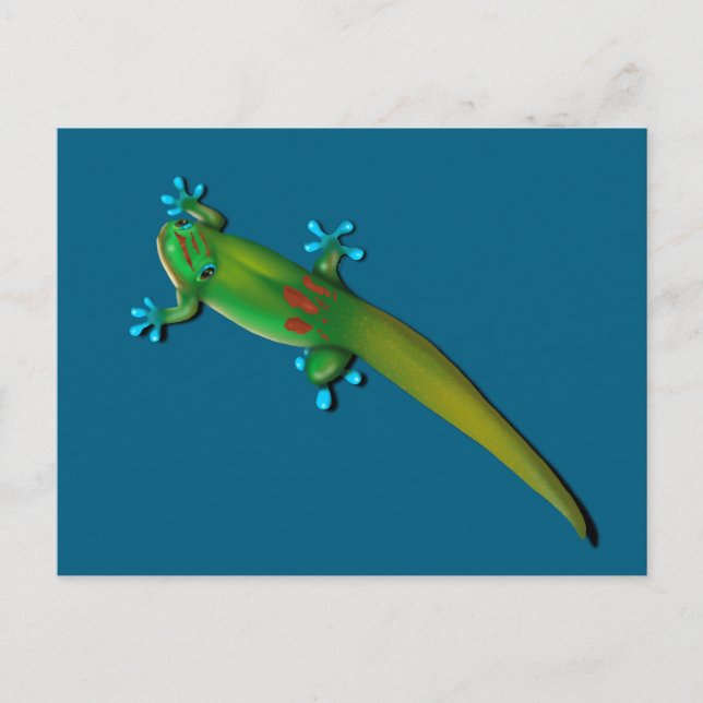 Postal Day Gecko (Anverso)