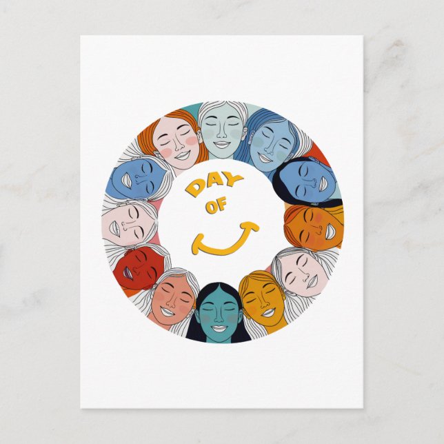 Postal Day of Happiness  (Anverso)