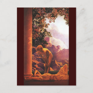 Postal Daybreak, Bella Artes de Maxfield Parrish