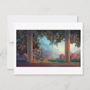 Postal DAYBREAK Maxfield Parrish 1922 ... 2022 Postcard