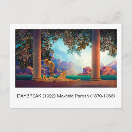 Postal DAYBREAK Maxfield Parrish 1922 ... 2025