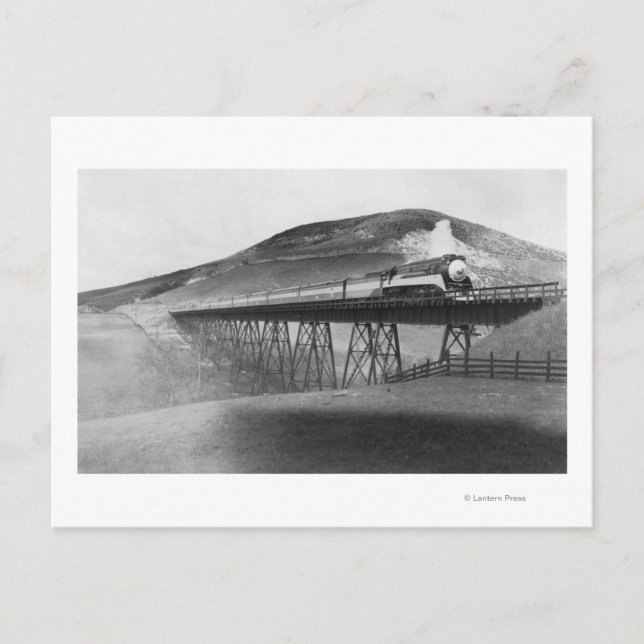 Postal Daylight Limited Railway sobre Tressel (Anverso)