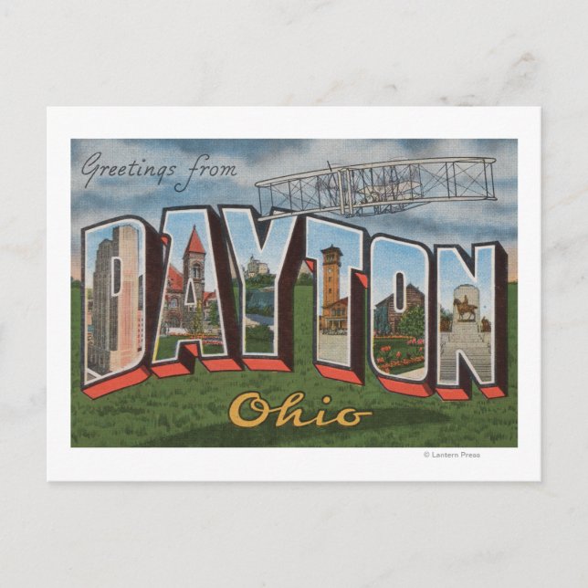 Postal Dayton, Ohio (Avión de Wright Brothers) (Anverso)