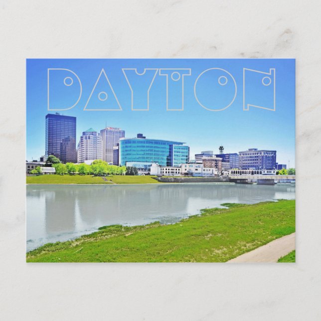 Postal Dayton, Ohio, EE.UU. (Anverso)
