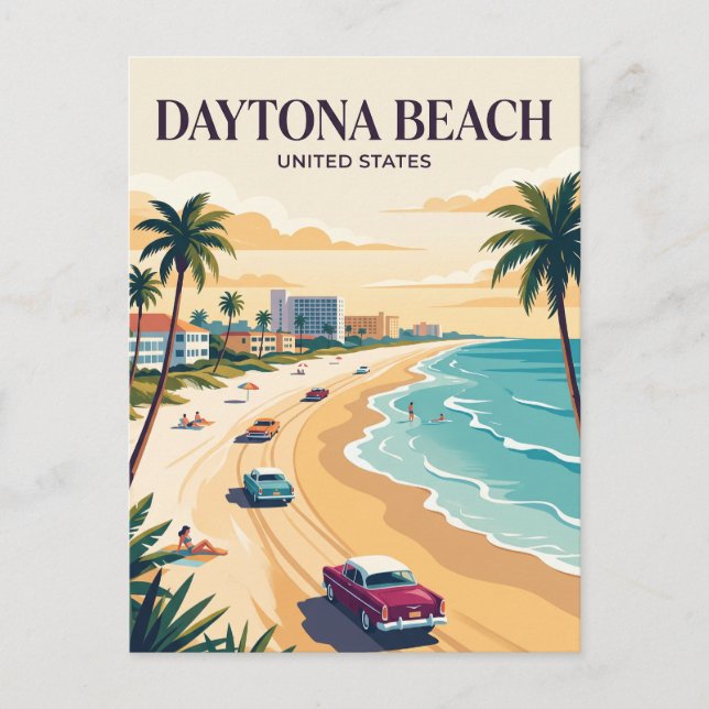 Postal Daytona Beach Florida (Anverso)