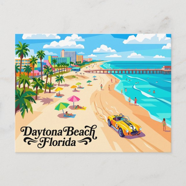 Postal Daytona Beach Florida (Anverso)