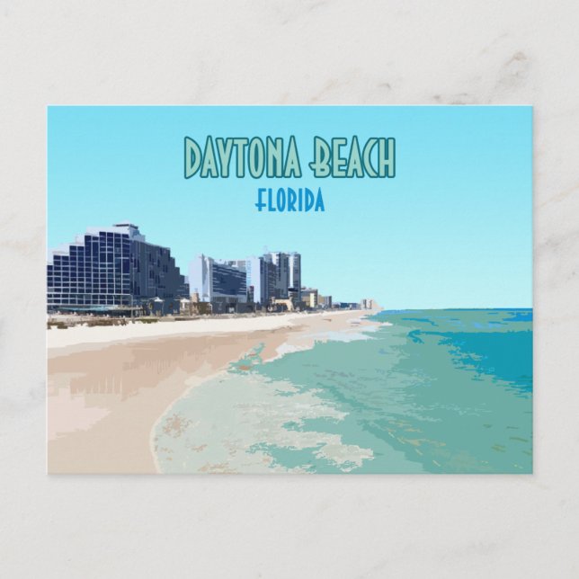 Postal Daytona Beach Florida Vintage (Anverso)