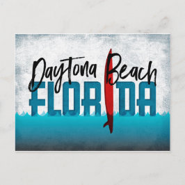 Postal Daytona Beach Postcard Florida Surfboard