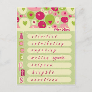 Postal DBT Wise Mind "acepta"