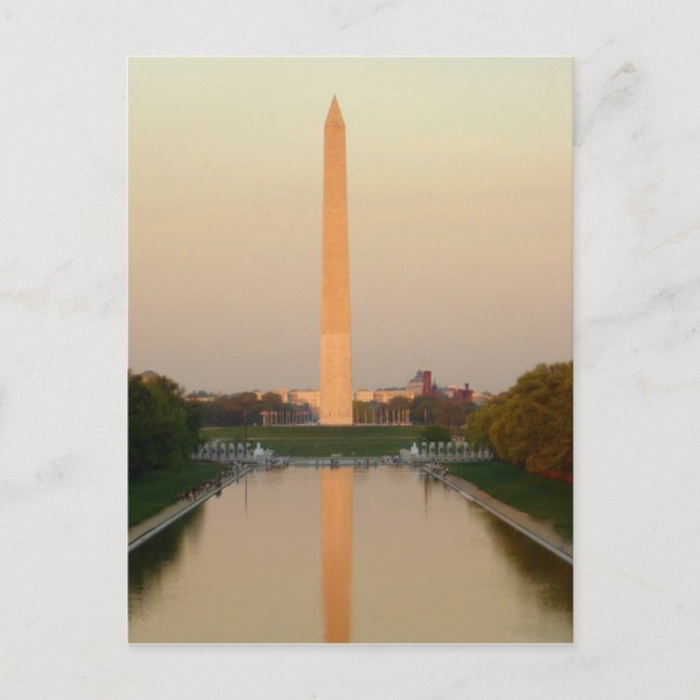Postal DC del Monumento de Washington (Anverso)