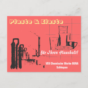 Postal DDR de diseño químico