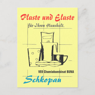Postal DDR de Plaste und Elaste