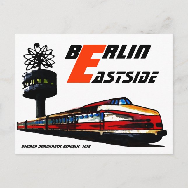 Postal DDR Postkarte (Anverso)