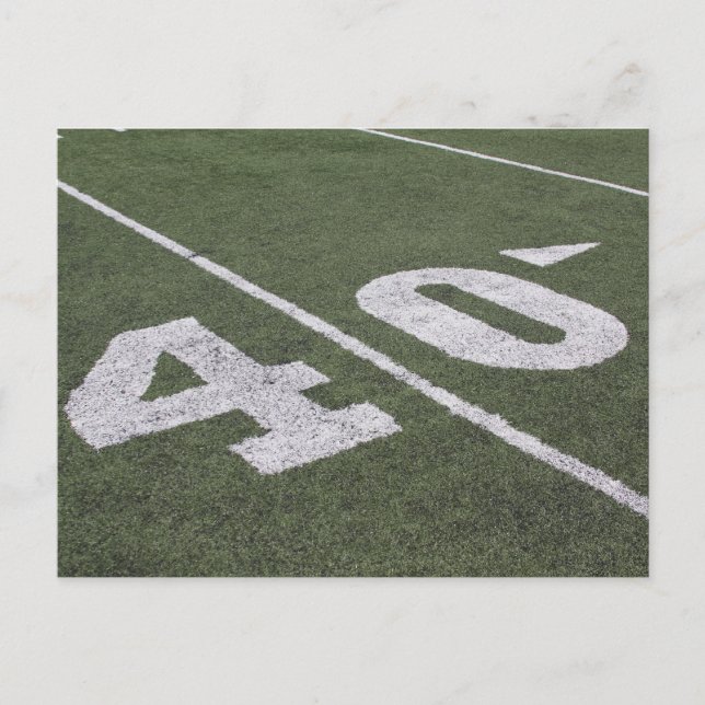 Postal de 40 líneas de yardas (Anverso)