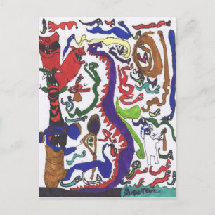 postal de 50 dragones