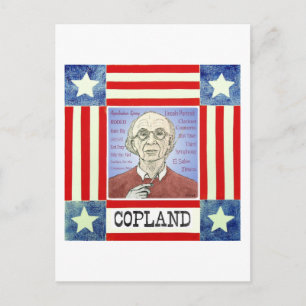 postal de Aaron Copland
