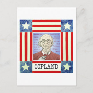 postal de Aaron Copland