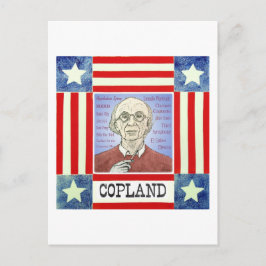 postal de Aaron Copland