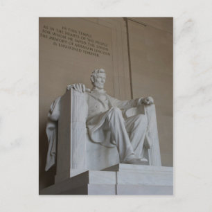 Postal de Abraham Lincoln Memorial Washington DC