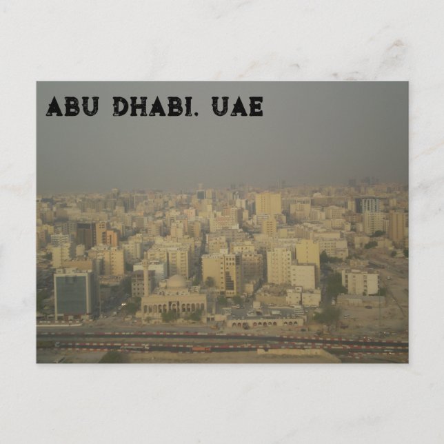 Postal de Abu Dhabi - Emiratos Árabes Unidos (Anverso)
