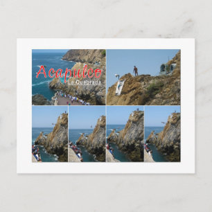 Postal de Acapulco - La Quebrada