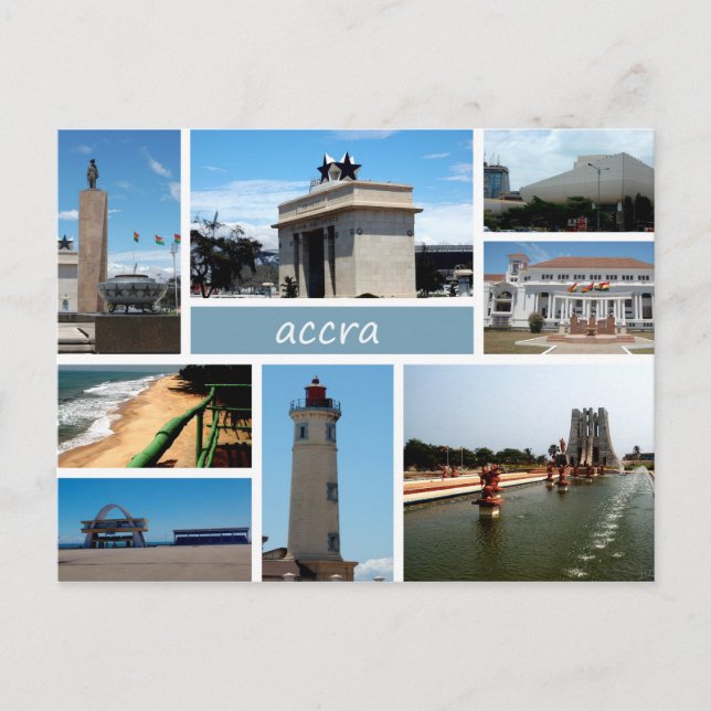 Postal de Accra (Anverso)