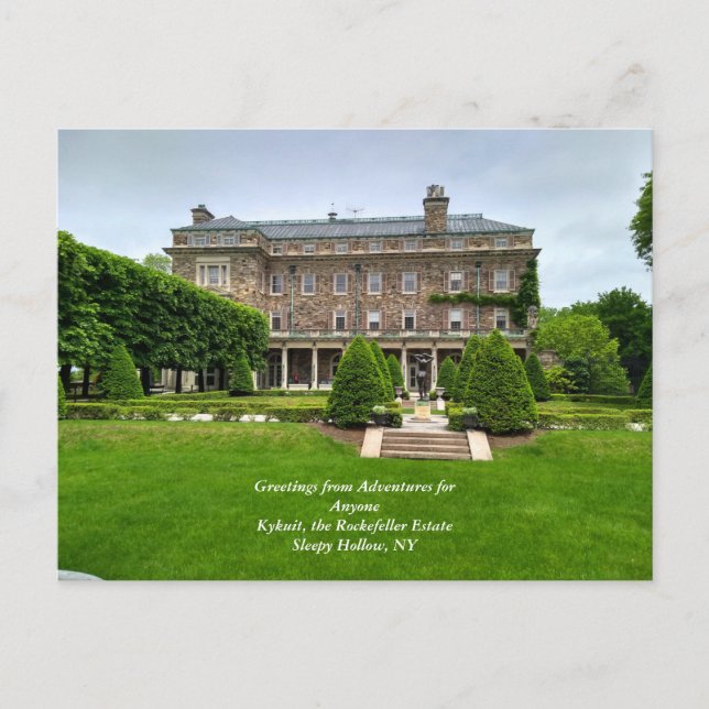 Postal de AFA Kykuit Rockefeller Estate (Anverso)