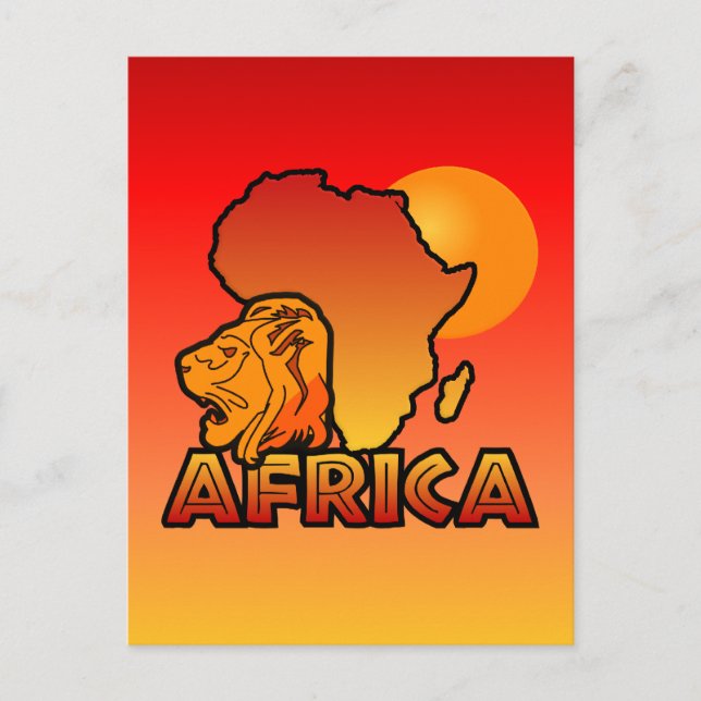 Postal de África (Anverso)