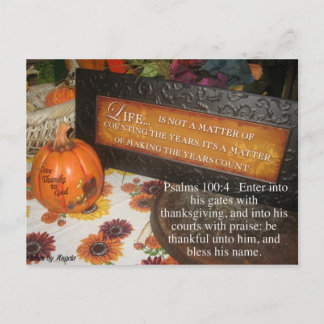 Postal de agradecimiento