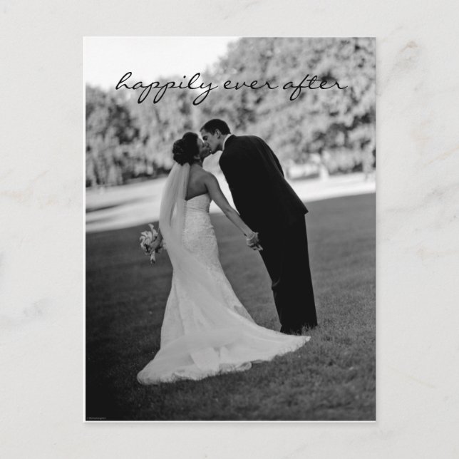 Postal de agradecimiento de boda (Anverso)