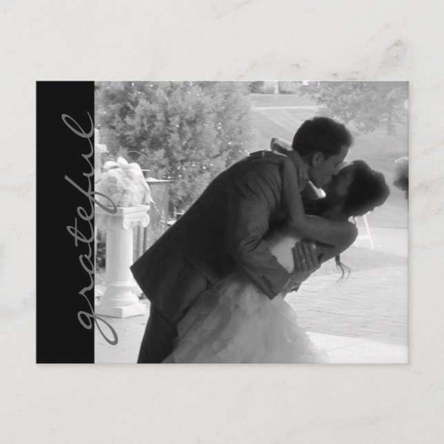 Postal de agradecimiento de boda (Anverso)