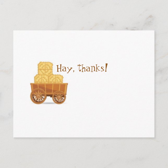 Postal De Agradecimiento De La Granja (Anverso)