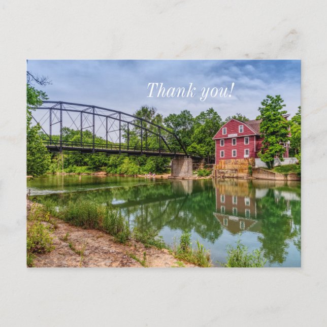 Postal de agradecimiento de verano en War Eagle Mi (Anverso)