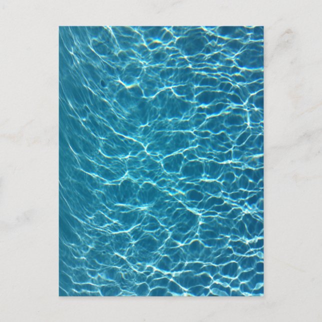 Postal de agua de la piscina Guay (Anverso)