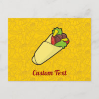Postal de ajuste de sandwich de tortilla