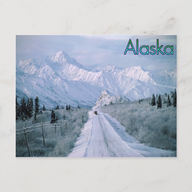 Postal de Alaska (Anverso)