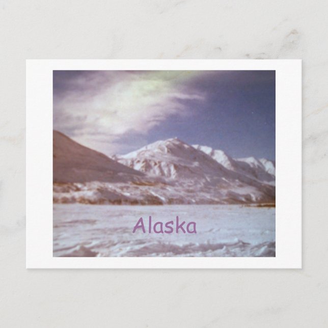 Postal de Alaska (Anverso)