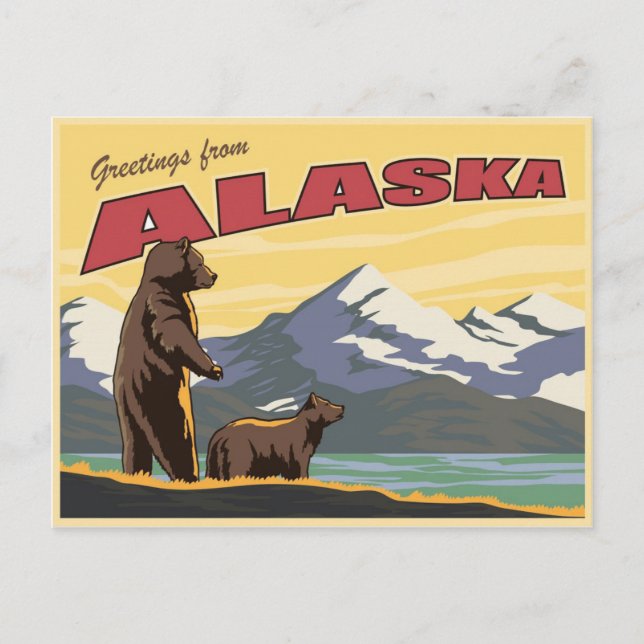 Postal De Alaska (Anverso)