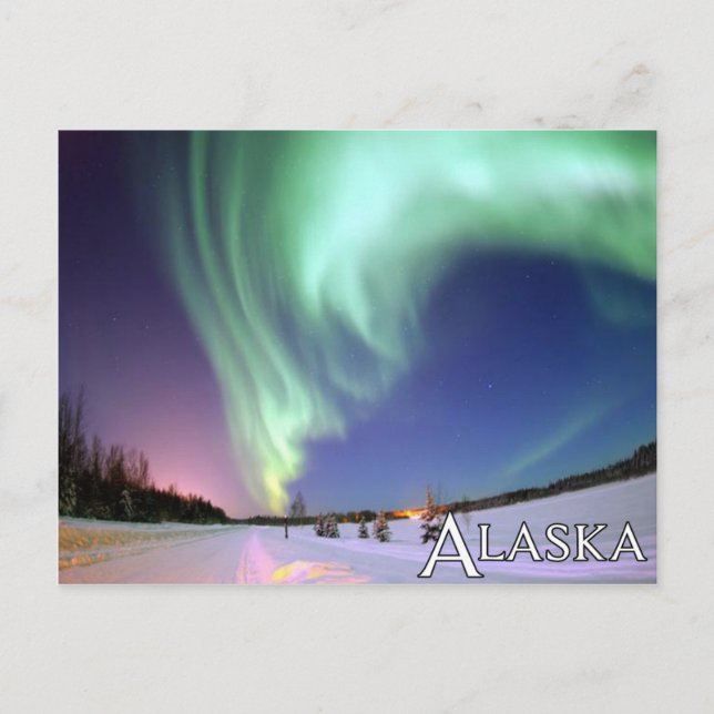 Postal de Alaska (Anverso)