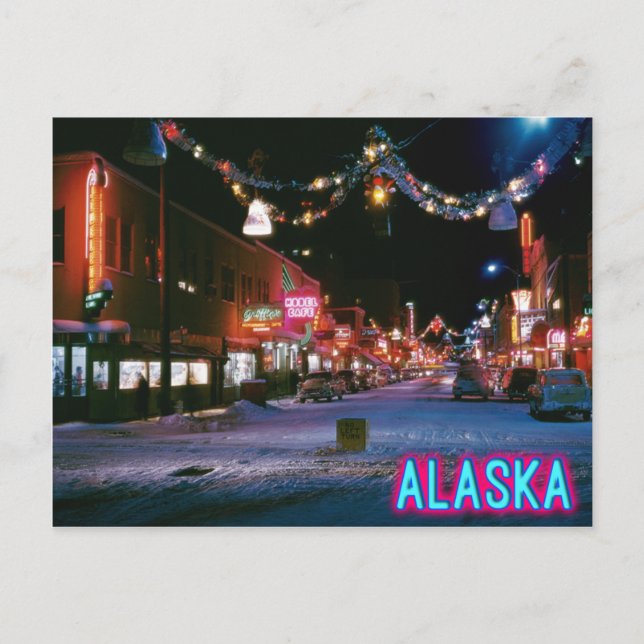 Postal de Alaska (Anverso)