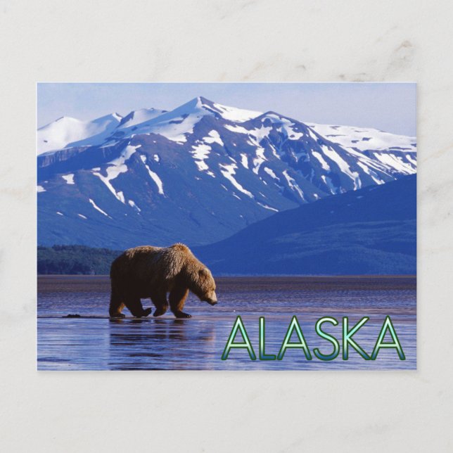 Postal de Alaska (Anverso)