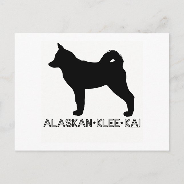 Postal de Alaskan Klee Kai (Anverso)