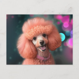 Postal de Alegría de Pink Poodle
