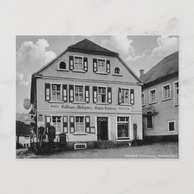 Postal de Alemania de época (Anverso)