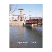 Postal de Algonquin Illinois