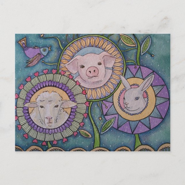 postal de 'Alguien no es algo' (Anverso)