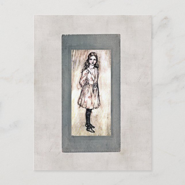 Postal De Alice In Wonderland (Anverso)