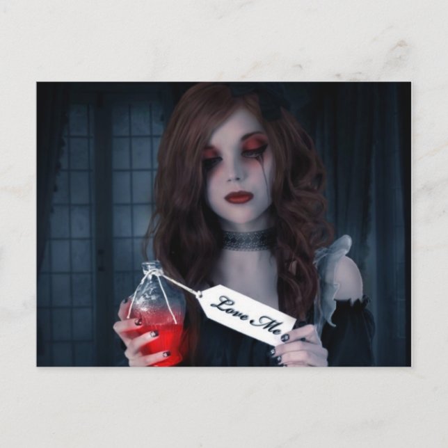 Postal de Alicia enamorada (Anverso)