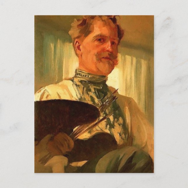 Postal de Alphonse Maria Mucha (Anverso)