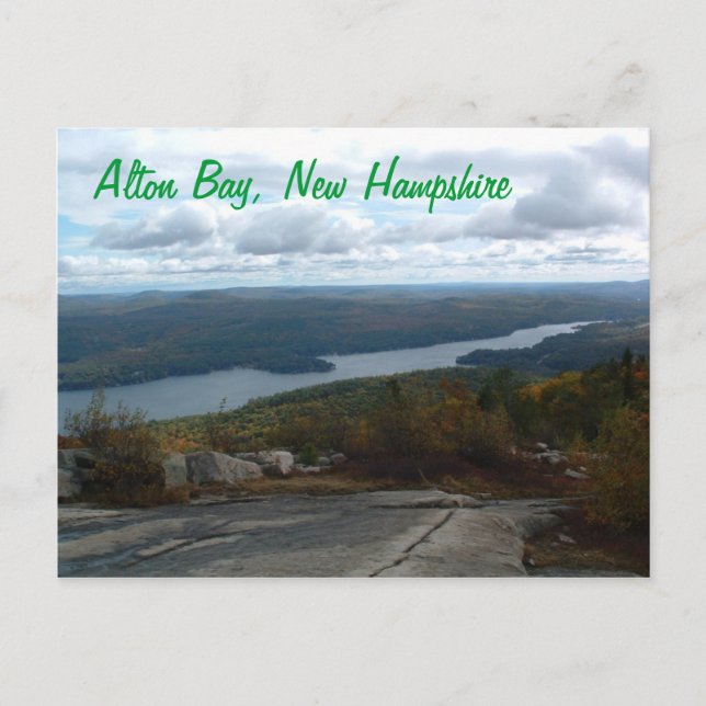 Postal de Alton Bay New Hampshire (Anverso)